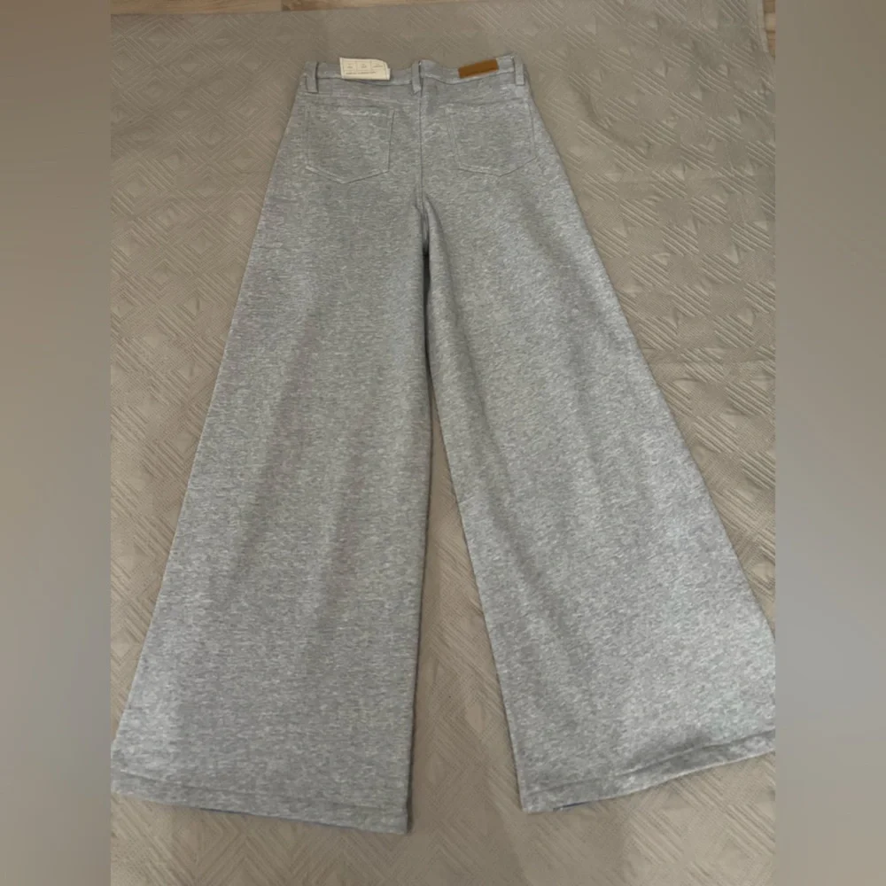 Blue Flare Jeans with White Stripes doble face pants - Picture 9 of 13